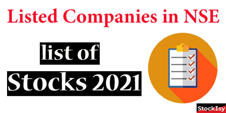 List of companies listed in National Stock Exchange