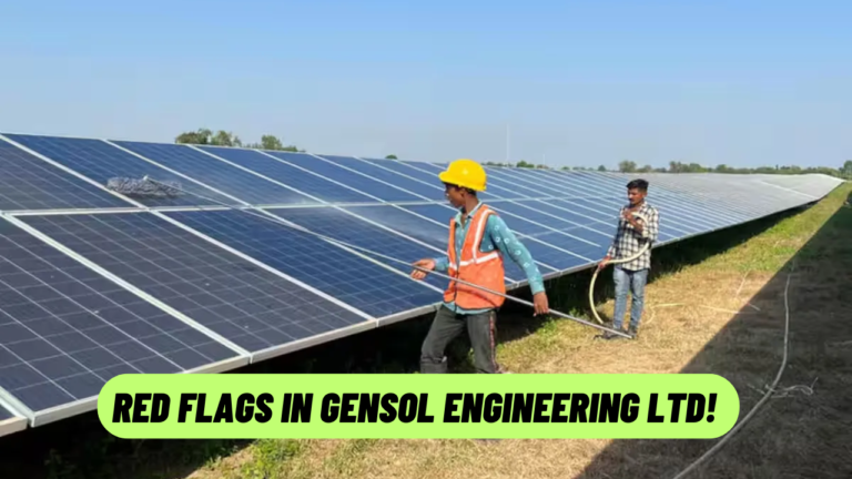 Red Flags in Gensol Engineering Ltd! 🚩🚩