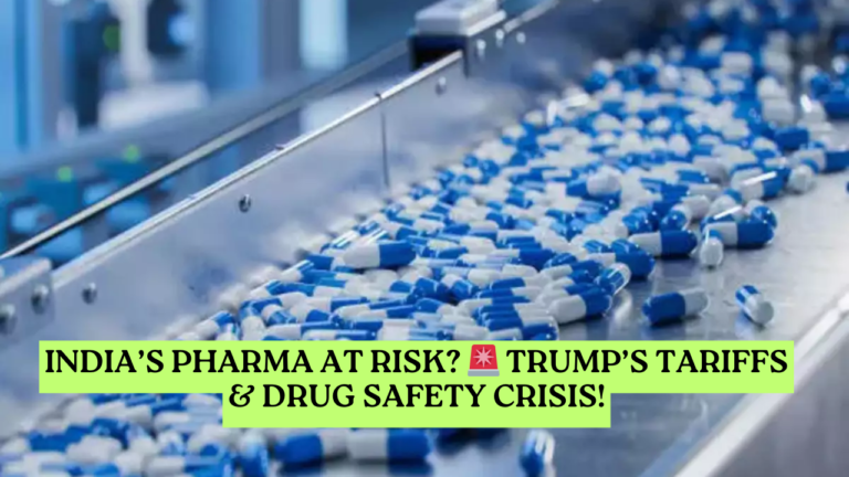 Will Trump’s Tariffs Expose India’s Drug Safety Concerns?