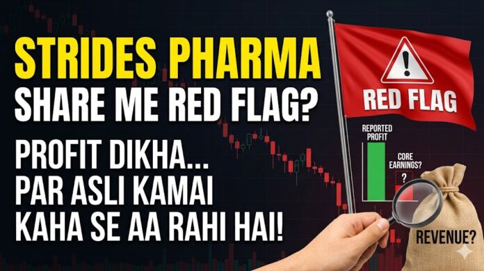 Strides Pharma share analysis showing profit supported by other income while core business profitability remains weak.
