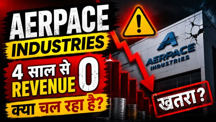 Aerpace Industries share analysis showing revenue concerns, business challenges, red flags, market cap comparison and investment risks.