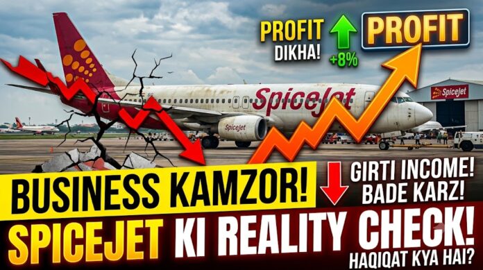 SpiceJet share analysis showing debt problem, weak operating profit and investment risk