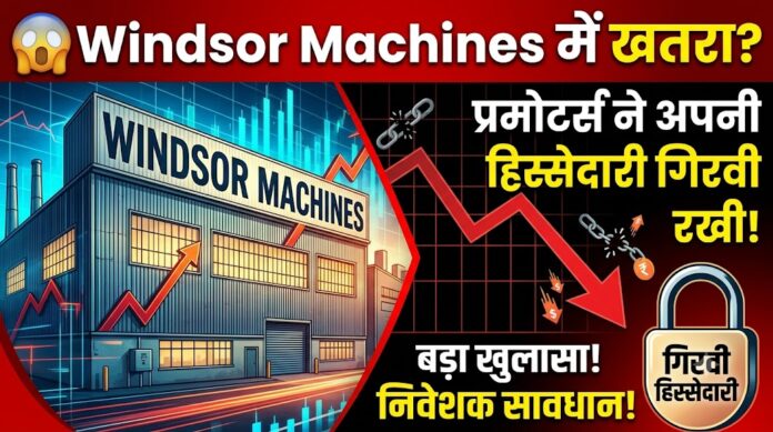 Windsor Machines share analysis showing promoter pledge risk, slow revenue growth, negative cash flow and rising debt concerns.