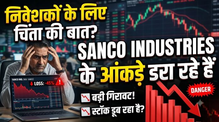 Sanco Industries Share Analysis showing trading suspension, business risks and major red flags
