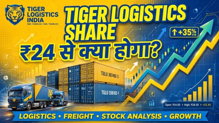 Tiger Logistics India Ltd share analysis showing HPCL air cargo contract and negative credit rating outlook